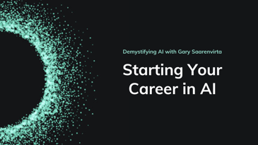 Demystifying AI podcast episode three starting your career in AI