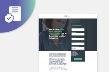 Predictably Grow Your Insurance Organization with AI-Generated Leading Indicators whitepaper