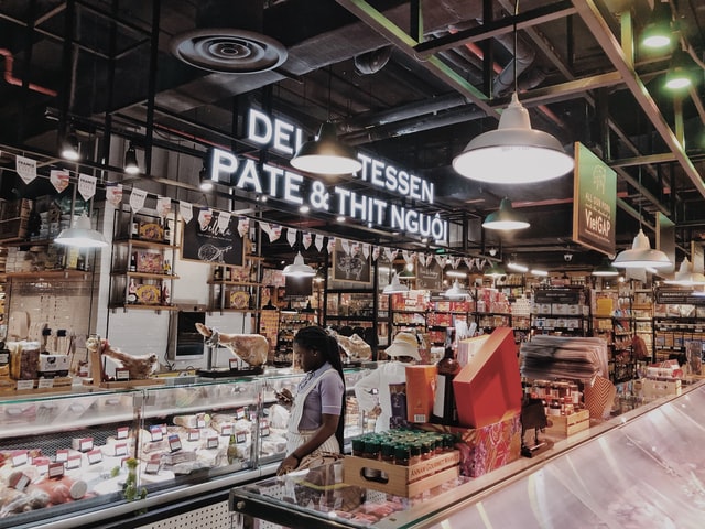 deli section at the grocery store