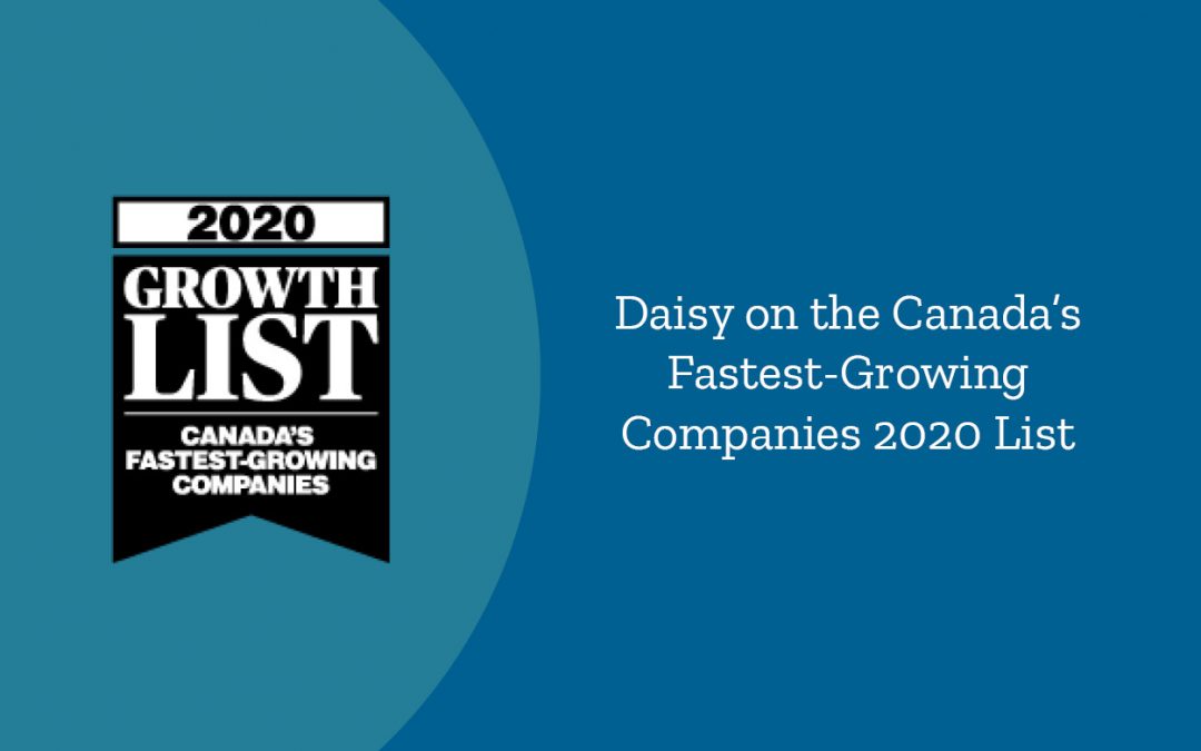 Daisy on the 2020 Growth List